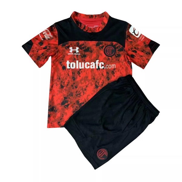 Camiseta Toluca 1ª Kit Niño 2021 2022 Rojo